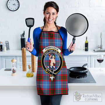 Pennycook Tartan Apron with Family Crest