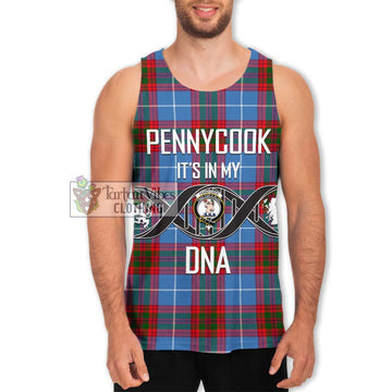 Pennycook Tartan Men's Tank Top with Family Crest DNA In Me Style