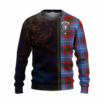 Pennycook Tartan Family Crest Knitted Sweater Alba Gu Brath Be Brave Lion Ancient Style Unisex - Tartan Vibes Clothing