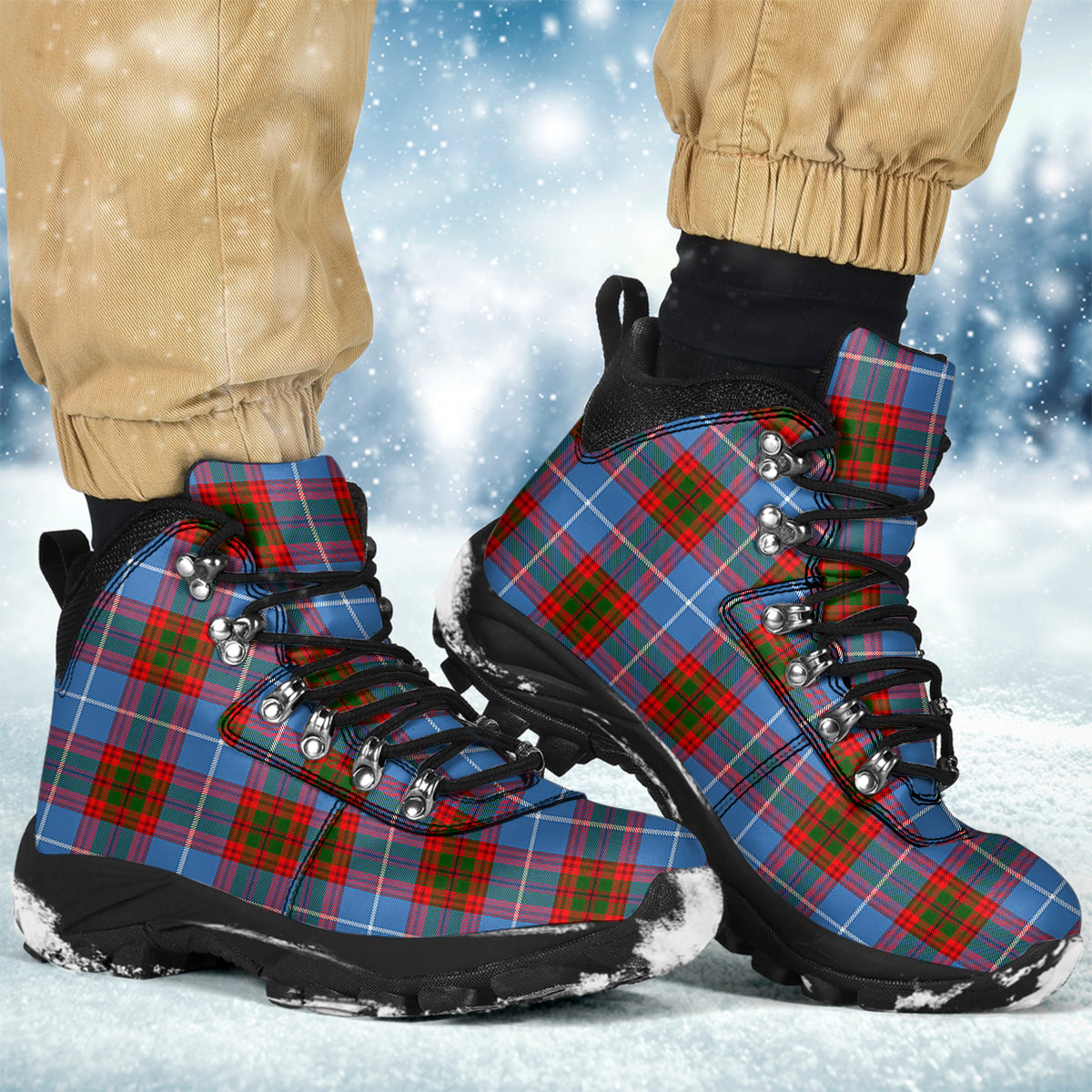 Pennycook Tartan Alpine Boots Men's Boots - Tartan Vibes Clothing
