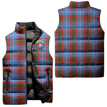 Pennycook Tartan Sleeveless Puffer Jacket with Family Crest