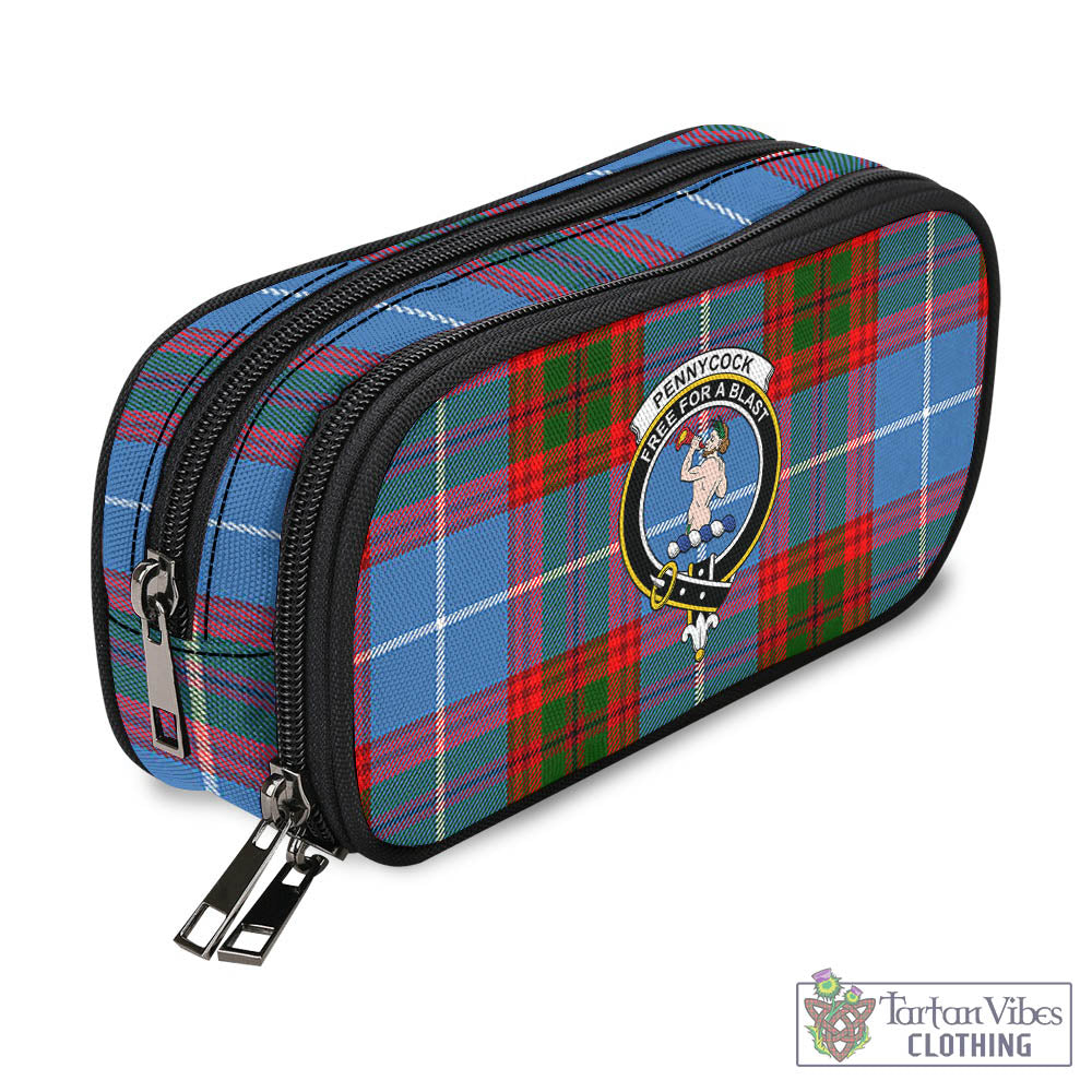 Tartan Vibes Clothing Pennycook Tartan Pen and Pencil Case with Family Crest