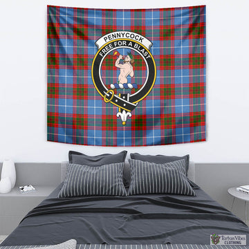 Pennycook Tartan Tapestry Wall Hanging and Home Decor for Room with Family Crest