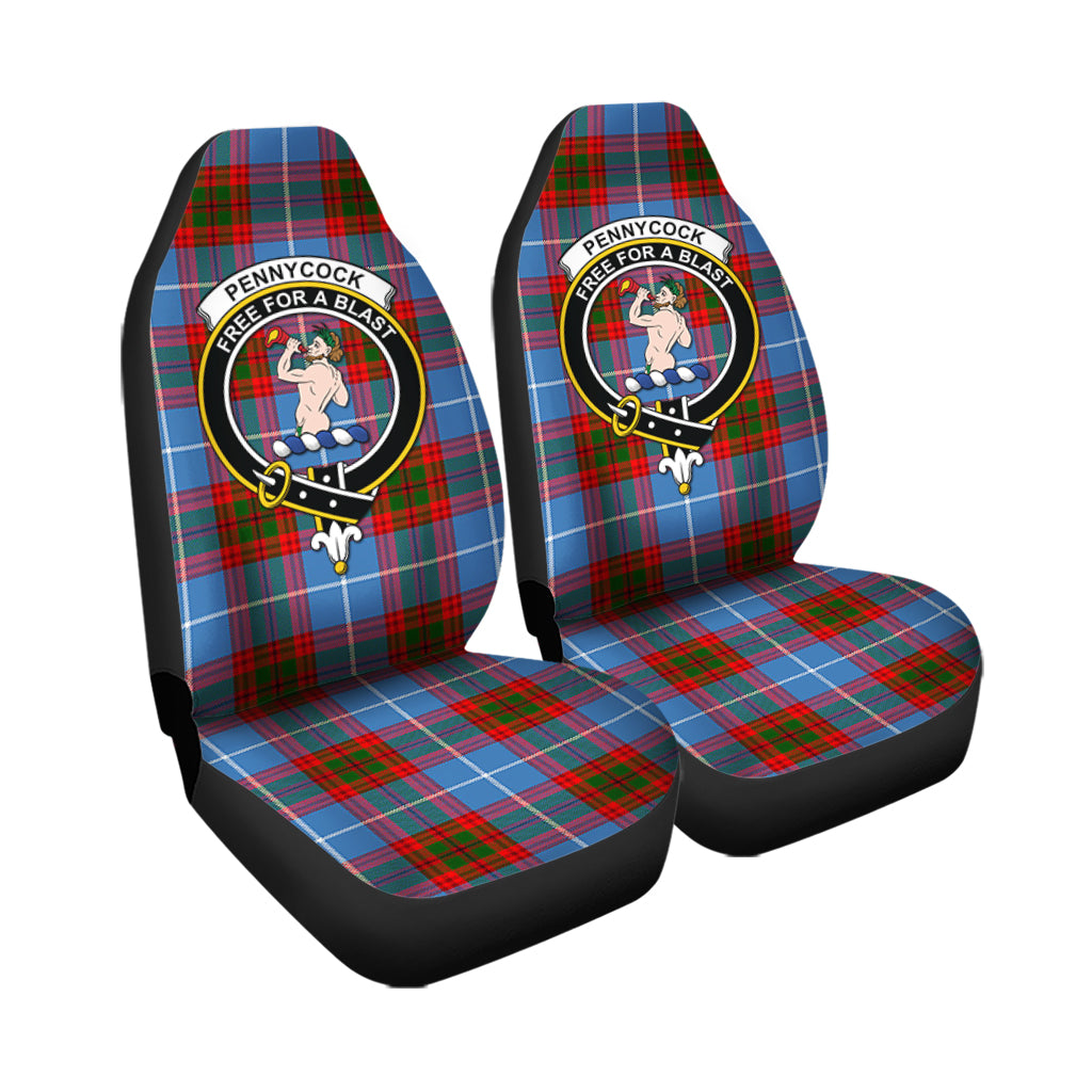 Pennycook Tartan Car Seat Cover with Family Crest - Tartanvibesclothing