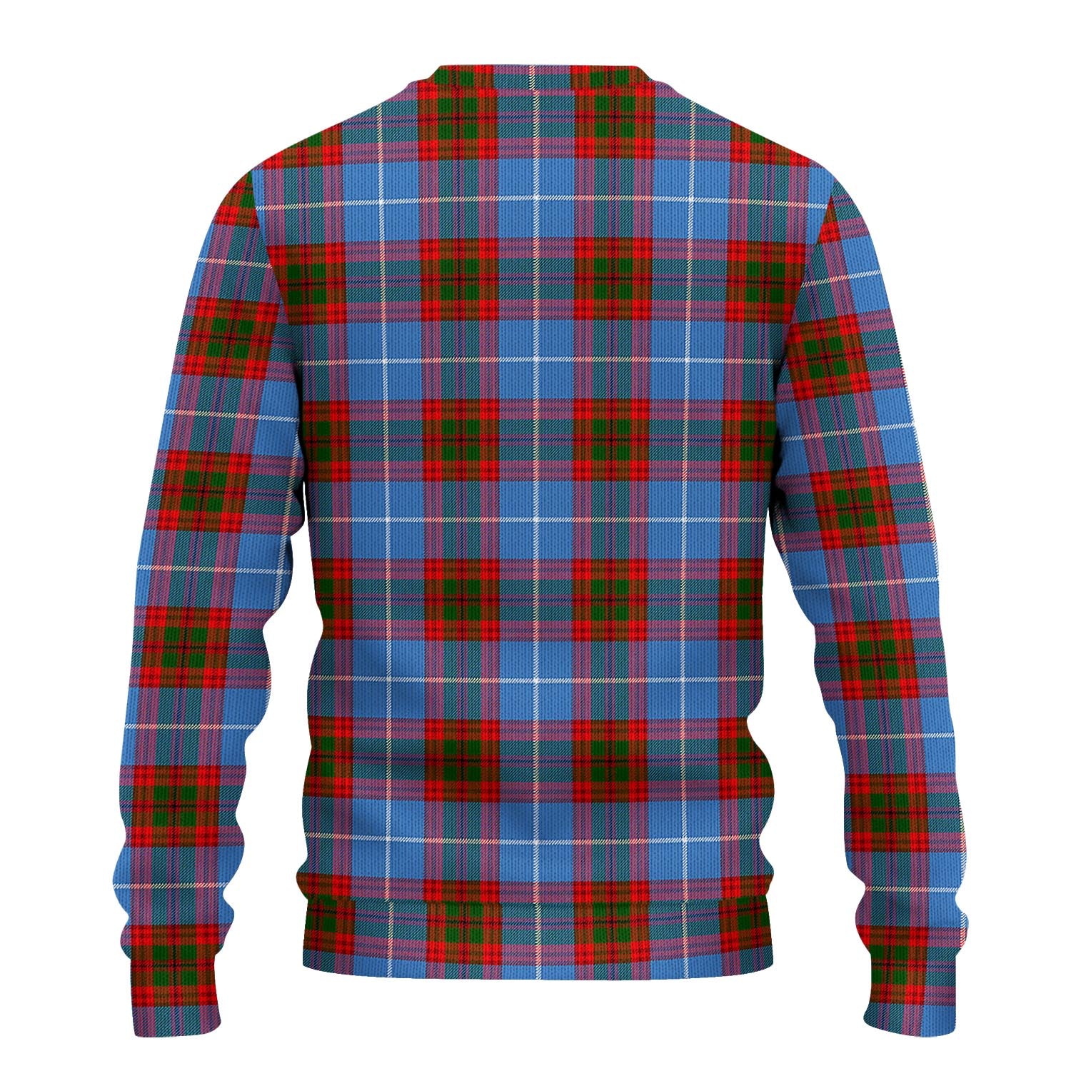 Pennycook Tartan Knitted Sweater with Family Crest - Tartanvibesclothing