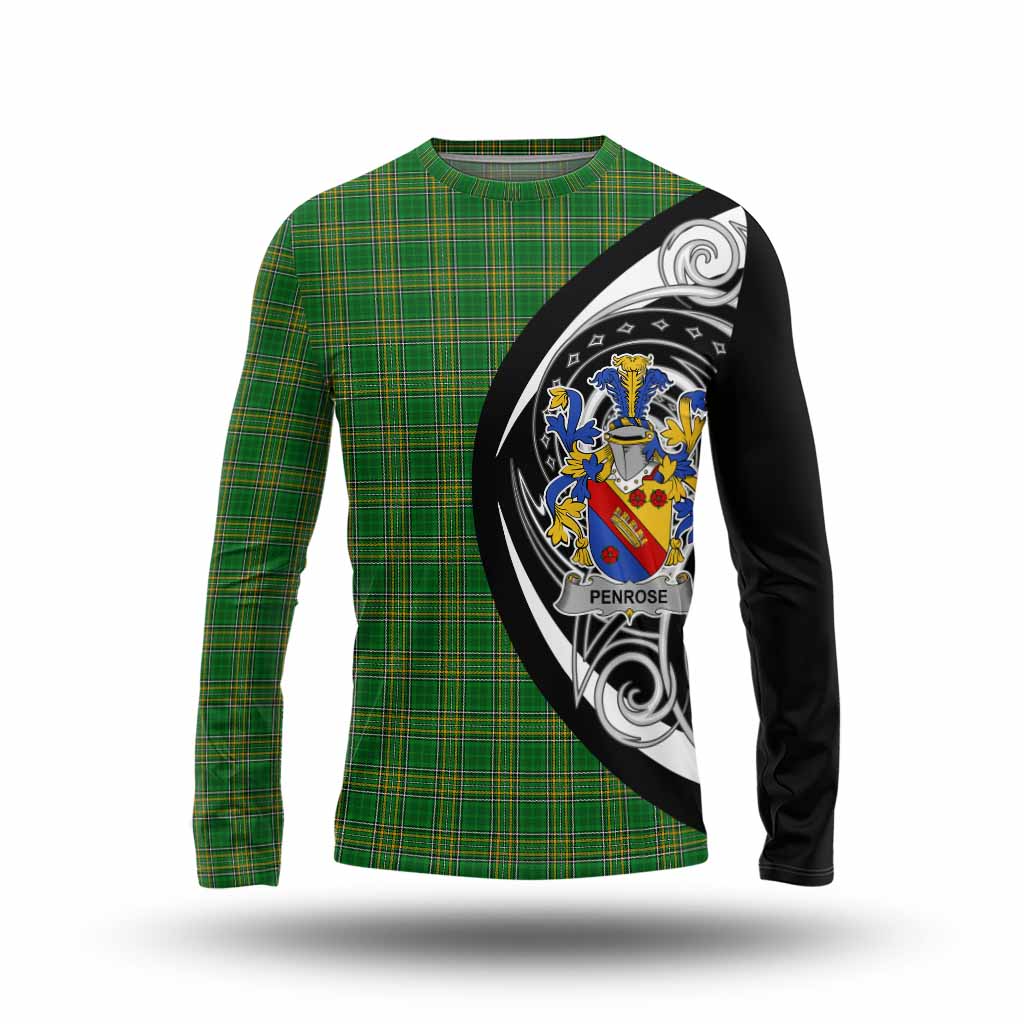 Penrose Irish Clan Long Sleeve T-Shirt Celtic Circle Style Unisex - Tartan Vibes Clothing