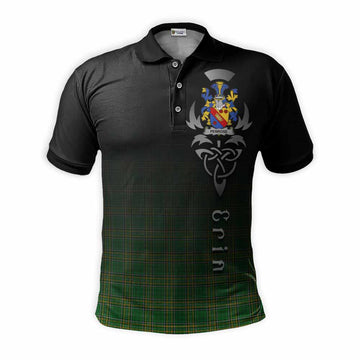 Penrose Irish Clan Polo Shirt with Coat of Arms Erin Go Bragh Celtic Inspired Kid - Tartan Vibes Clothing