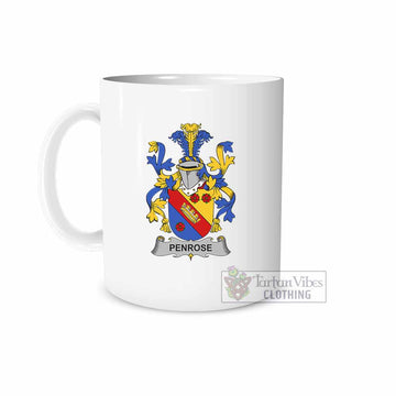 Penrose Irish Clan Coat of Arms Ceramic Mug