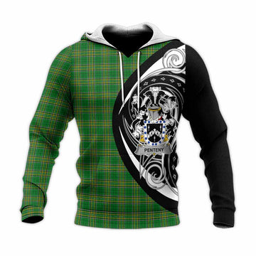Penteny Irish Clan Knitted Hoodie Celtic Circle Style Unisex Knitted Pullover Hoodie - Tartan Vibes Clothing