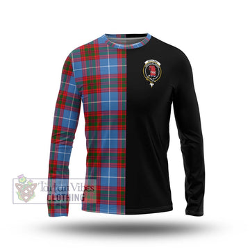 Pentland Tartan Long Sleeve T-Shirt with Family Crest and Half Of Me Style