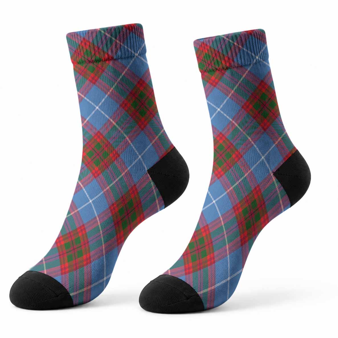Pentland Tartan Crew Socks Cross Style - Tartan Vibes Clothing