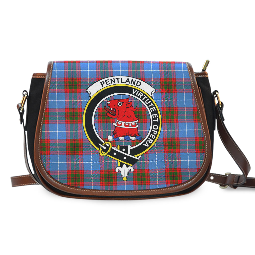 pentland-tartan-saddle-bag-with-family-crest