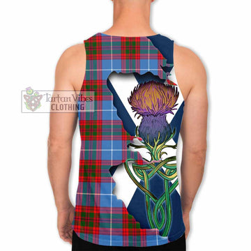 Pentland Tartan Family Crest Men's Tank Top Scottish Thistle Celtic Inspired - Tartan Vibes Clothing