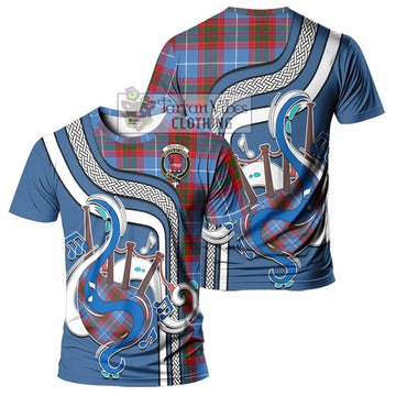 Pentland Tartan T-Shirt with Epic Bagpipe Style