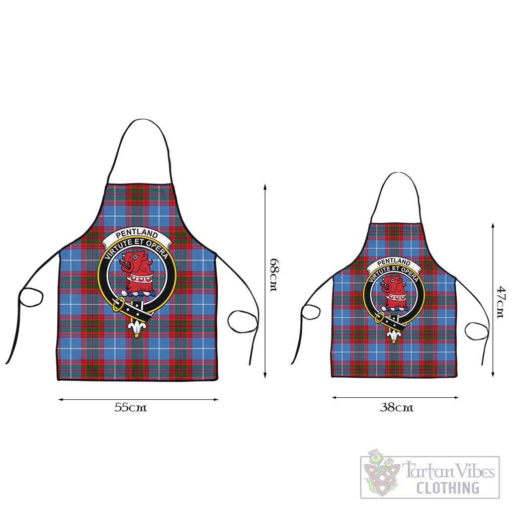 Tartan Vibes Clothing Pentland Tartan Apron with Family Crest