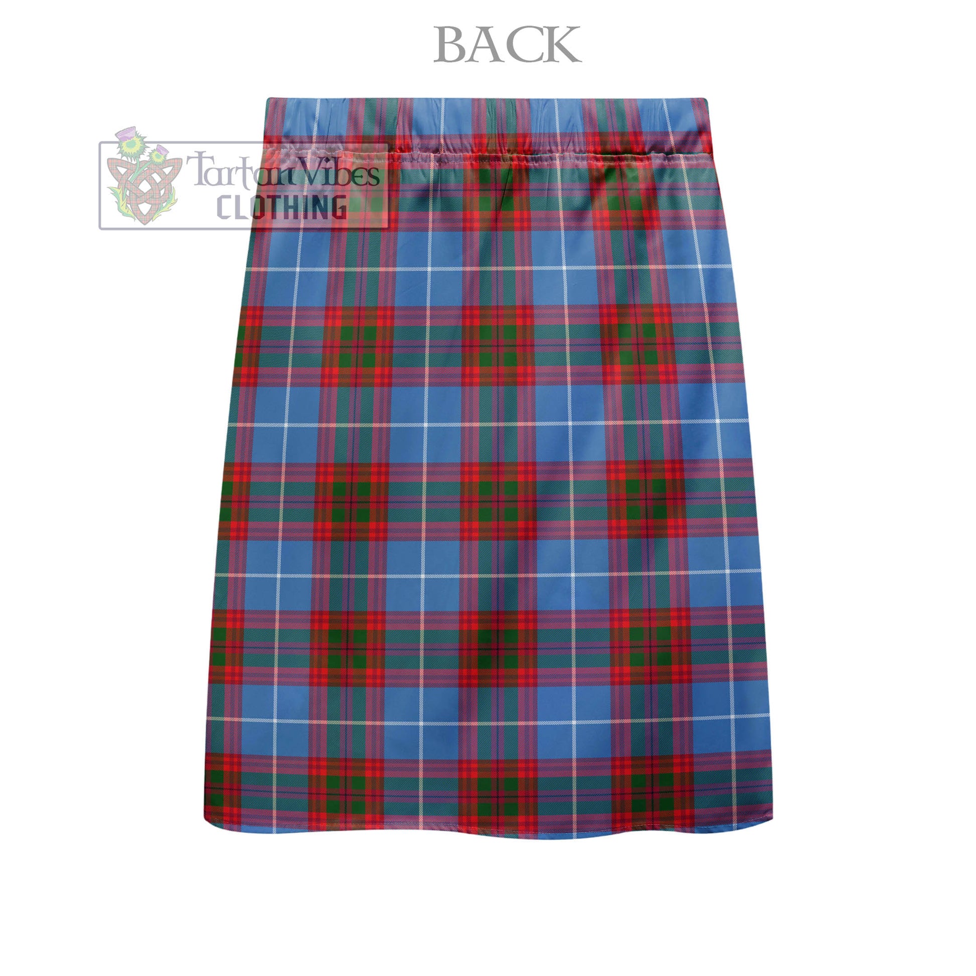 Tartan Vibes Clothing Pentland Tartan Men's Pleated Skirt - Fashion Casual Retro Scottish Style