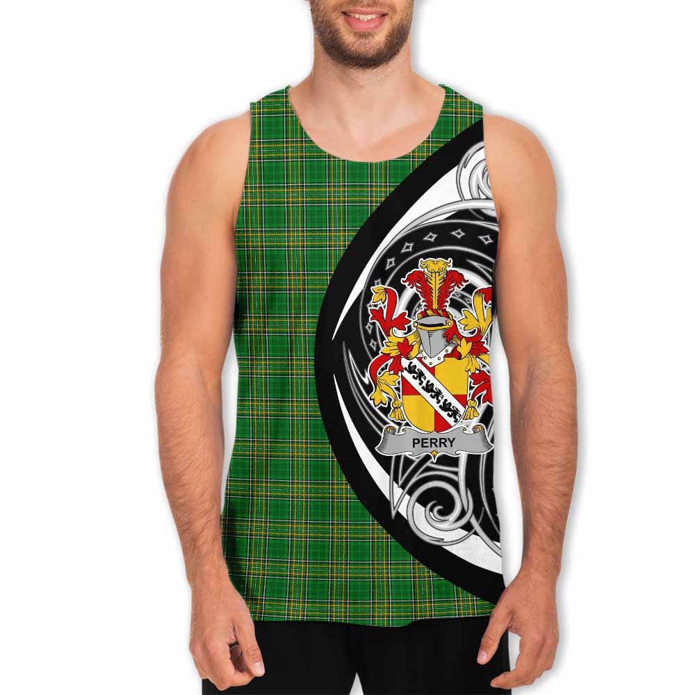 Perry Irish Clan Men's Tank Top Celtic Circle Style Men - Tartan Vibes Clothing