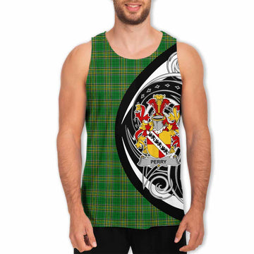Perry Irish Clan Men's Tank Top Celtic Circle Style Men - Tartan Vibes Clothing