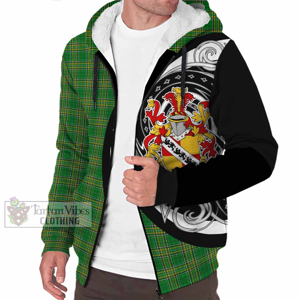 Perry Irish Clan Sherpa Hoodie Celtic Circle Style - Tartan Vibes Clothing
