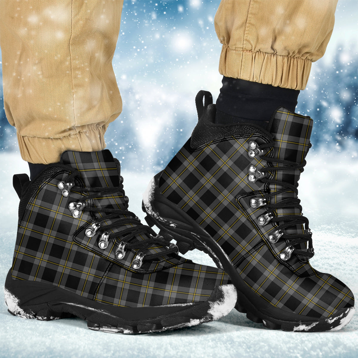 Perry Ancient Tartan Alpine Boots - Tartanvibesclothing