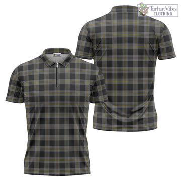 Perry Ancient Tartan Zipper Polo Shirt