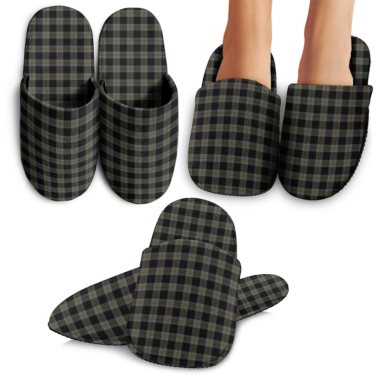 Perry Ancient Tartan Home Slippers - Tartan Vibes Clothing