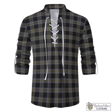 Perry Ancient Tartan Men's Scottish Traditional Jacobite Ghillie Kilt Shirt