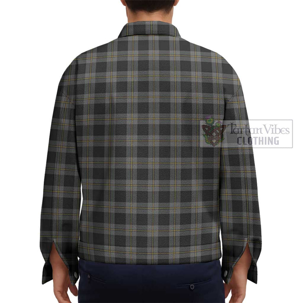 Perry Ancient Tartan Unisex Lapel Cotton Jacket - Tartan Vibes Clothing