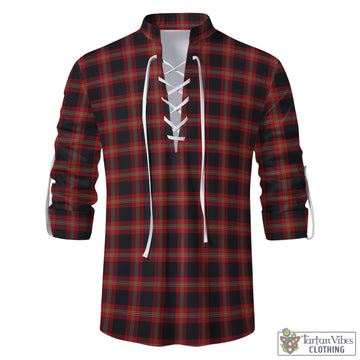 Perry-Pirrie Tartan Men's Scottish Traditional Jacobite Ghillie Kilt Shirt