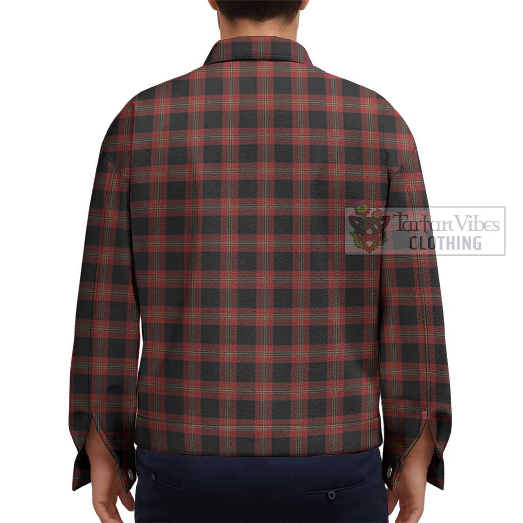 Perry - Pirrie Tartan Unisex Lapel Cotton Jacket - Tartan Vibes Clothing