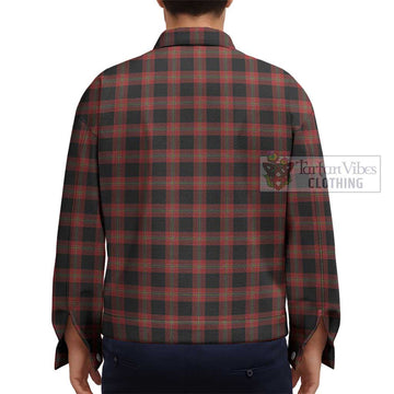 Perry - Pirrie Tartan Unisex Lapel Cotton Jacket