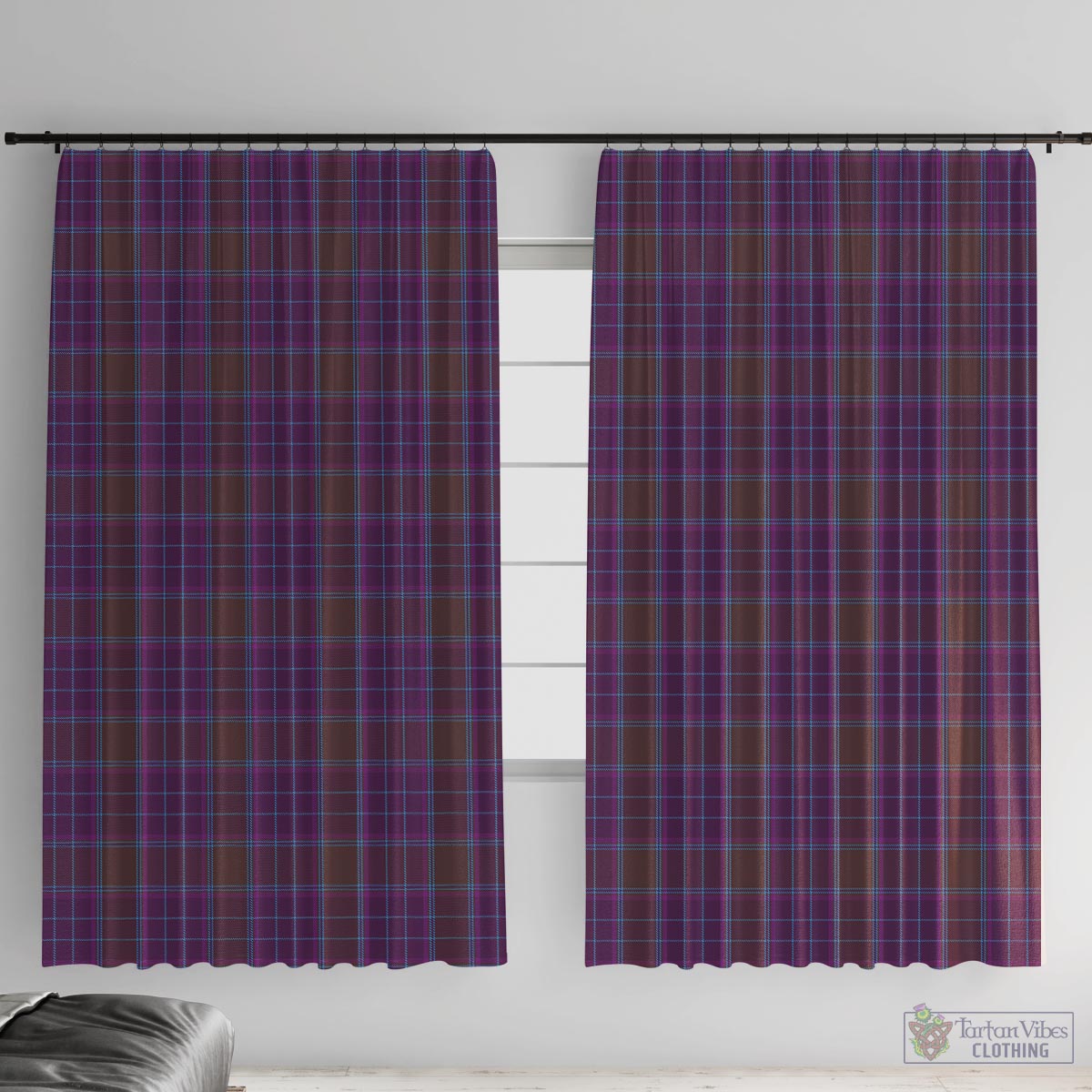Phillips Tartan Window Curtain With Grommets - Tartan Vibes Clothing