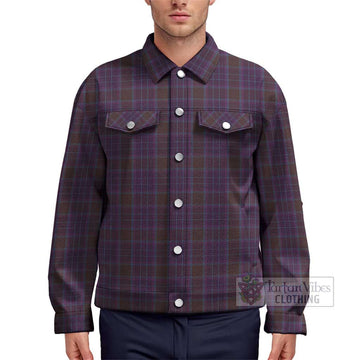 Phillips Tartan Unisex Lapel Cotton Jacket