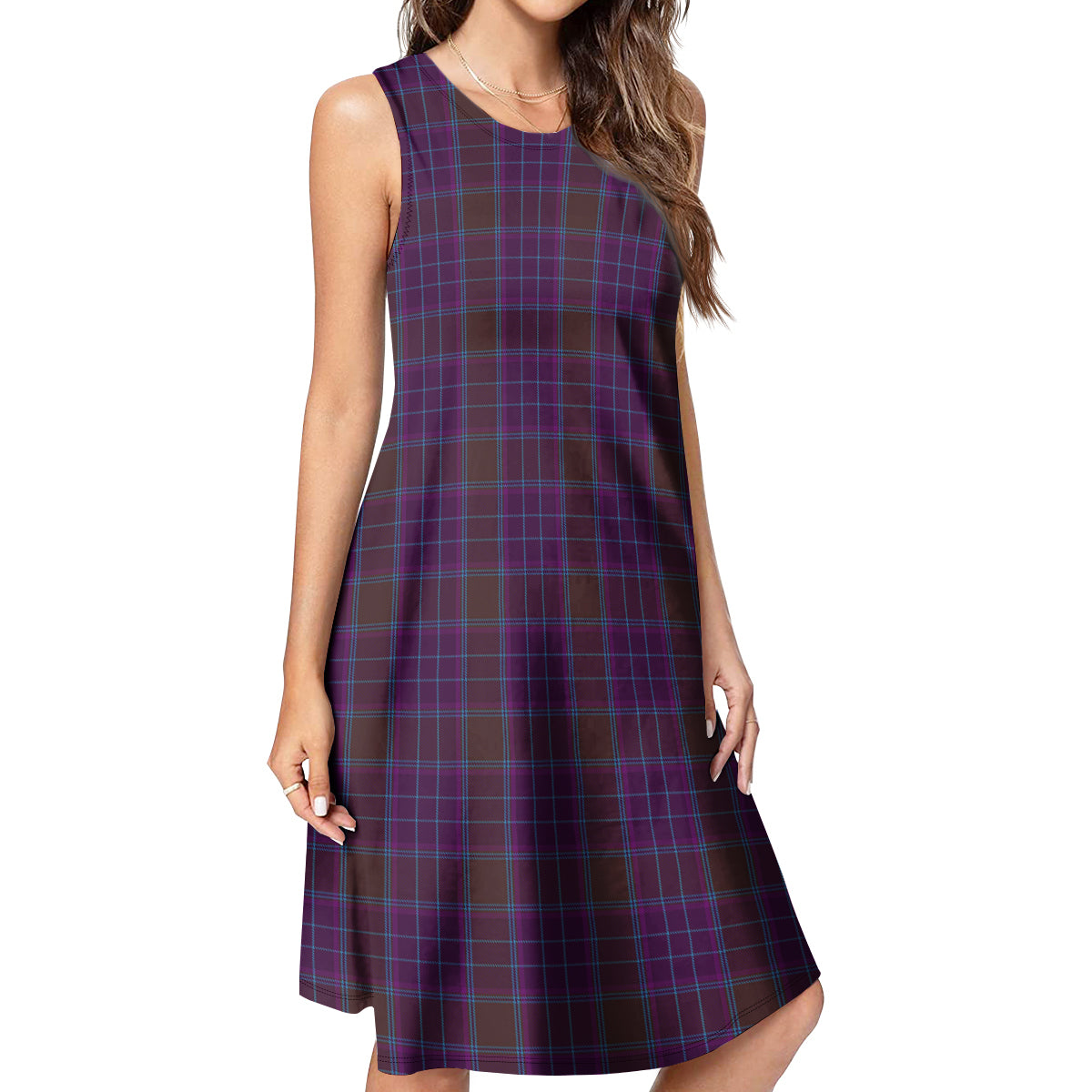 Phillips Tartan Womens Casual Dresses - Tartanvibesclothing