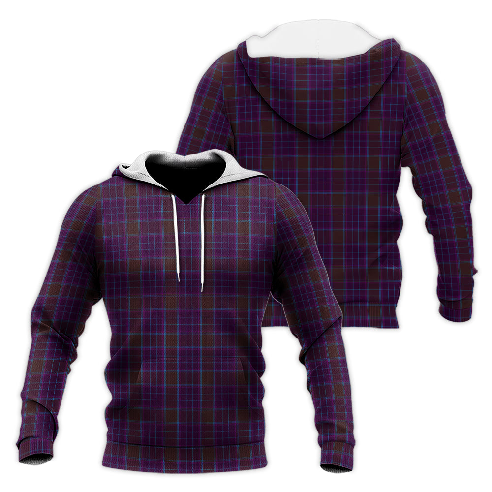 phillips-tartan-knitted-hoodie