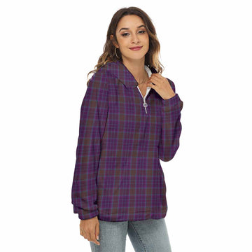 Phillips Tartan Women's Borg Fleece Hoodie with Half Zip Female - Tartan Vibes Clothing