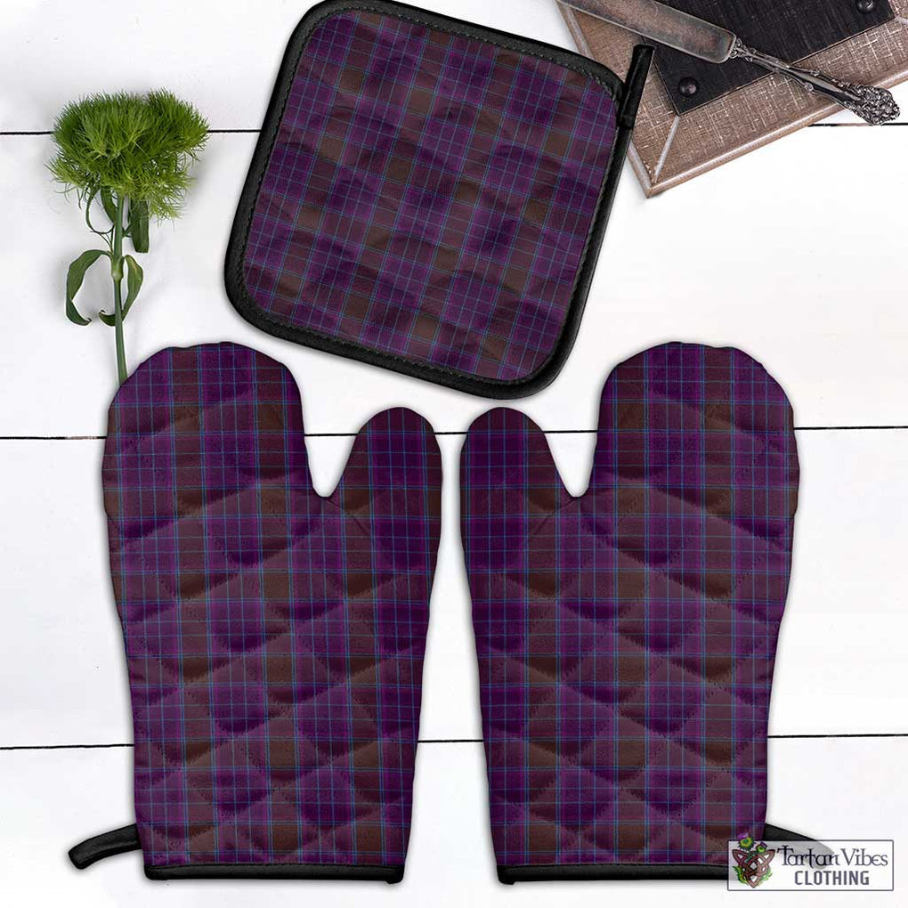 Phillips Tartan Combo Oven Mitt & Pot-Holder Black - Tartan Vibes Clothing