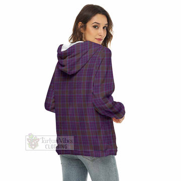 Phillips Tartan Women's Borg Fleece Hoodie with Half Zip - Tartan Vibes Clothing