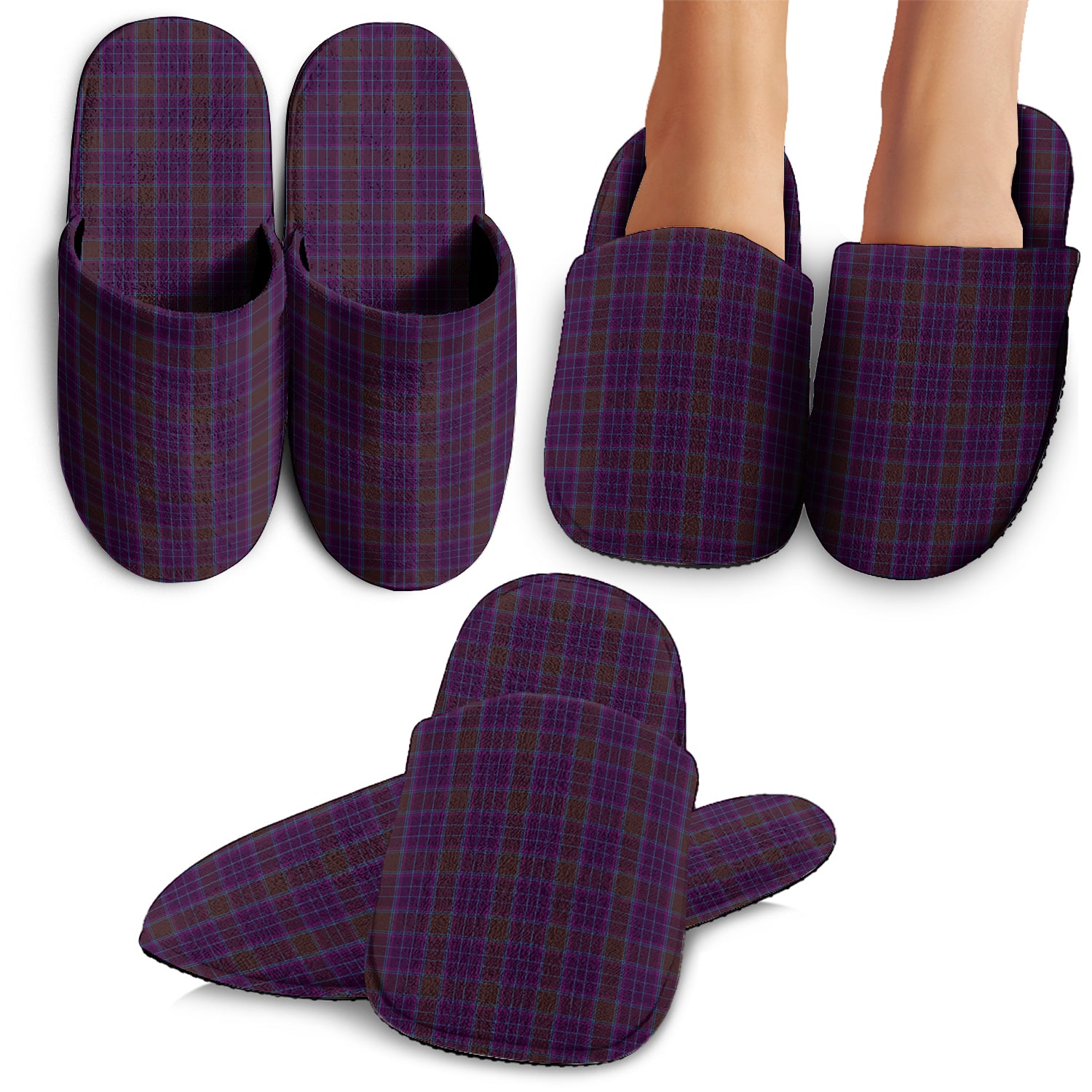 Phillips Tartan Home Slippers - Tartanvibesclothing Shop