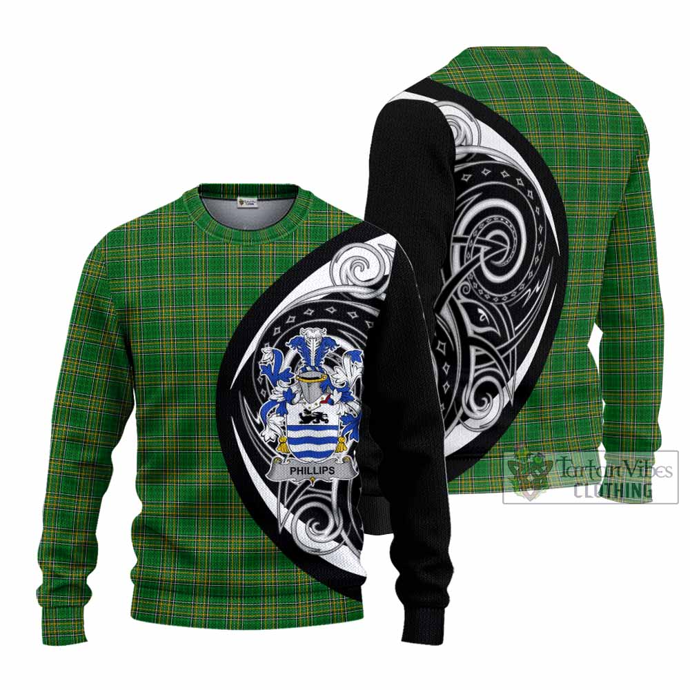 Phillips Irish Clan Knitted Sweater Celtic Circle Style - Tartan Vibes Clothing