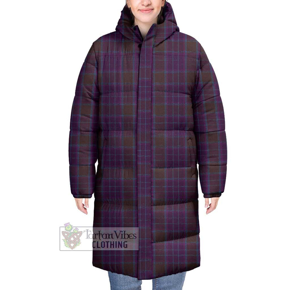 Tartan Vibes Clothing Phillips Tartan Long Down Jacket