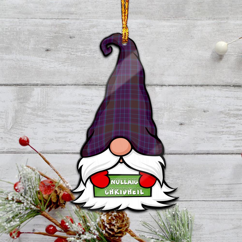 Phillips Gnome Christmas Ornament with His Tartan Christmas Hat - Tartan Vibes Clothing