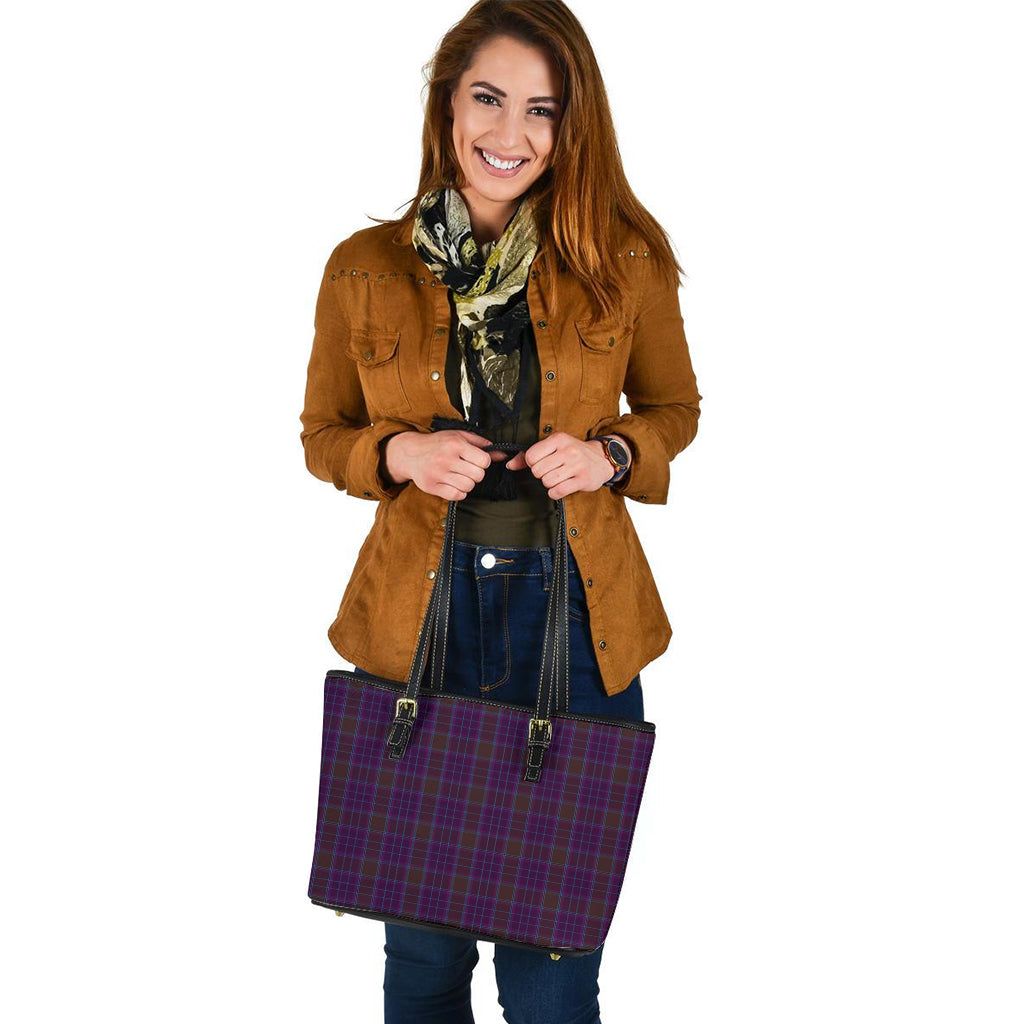 phillips-tartan-leather-tote-bag