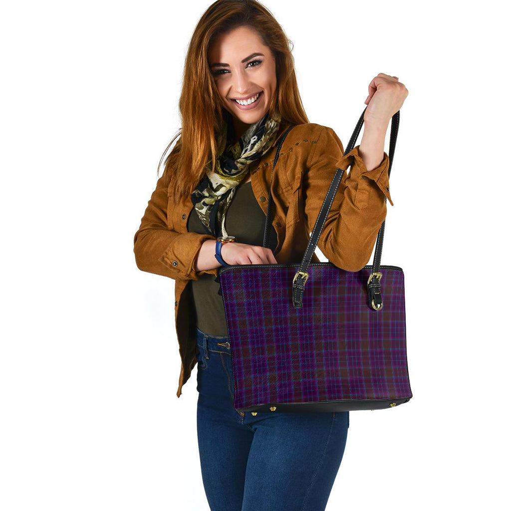 phillips-tartan-leather-tote-bag