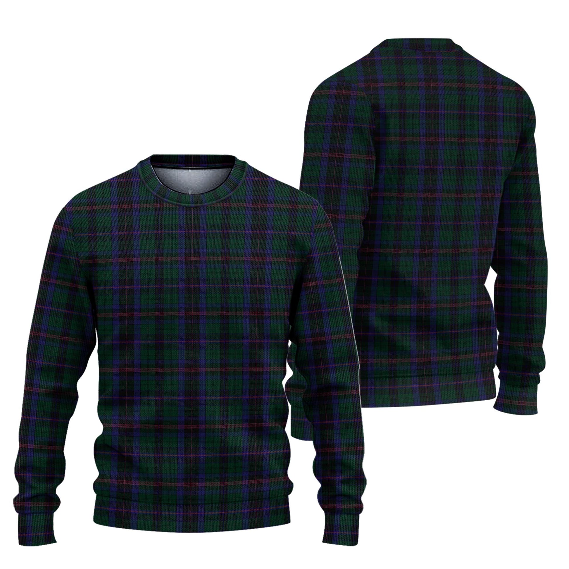 Phillips of Wales Tartan Knitted Sweater Unisex - Tartanvibesclothing