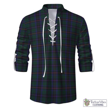 Phillips of Wales Tartan Men's Scottish Traditional Jacobite Ghillie Kilt Shirt