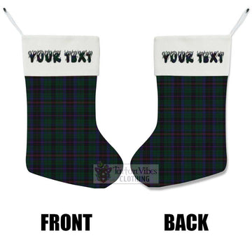 Phillips of Wales Tartan Christmas Stocking with Personalized Text