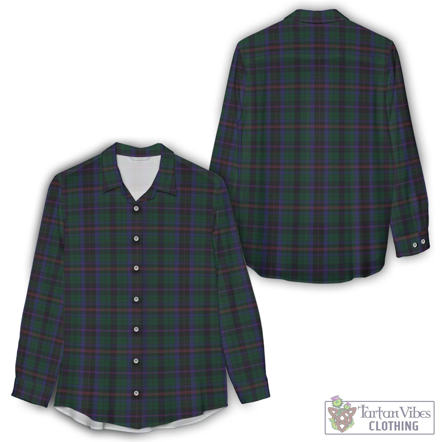 Phillips of Wales Tartan Womens Casual Shirt