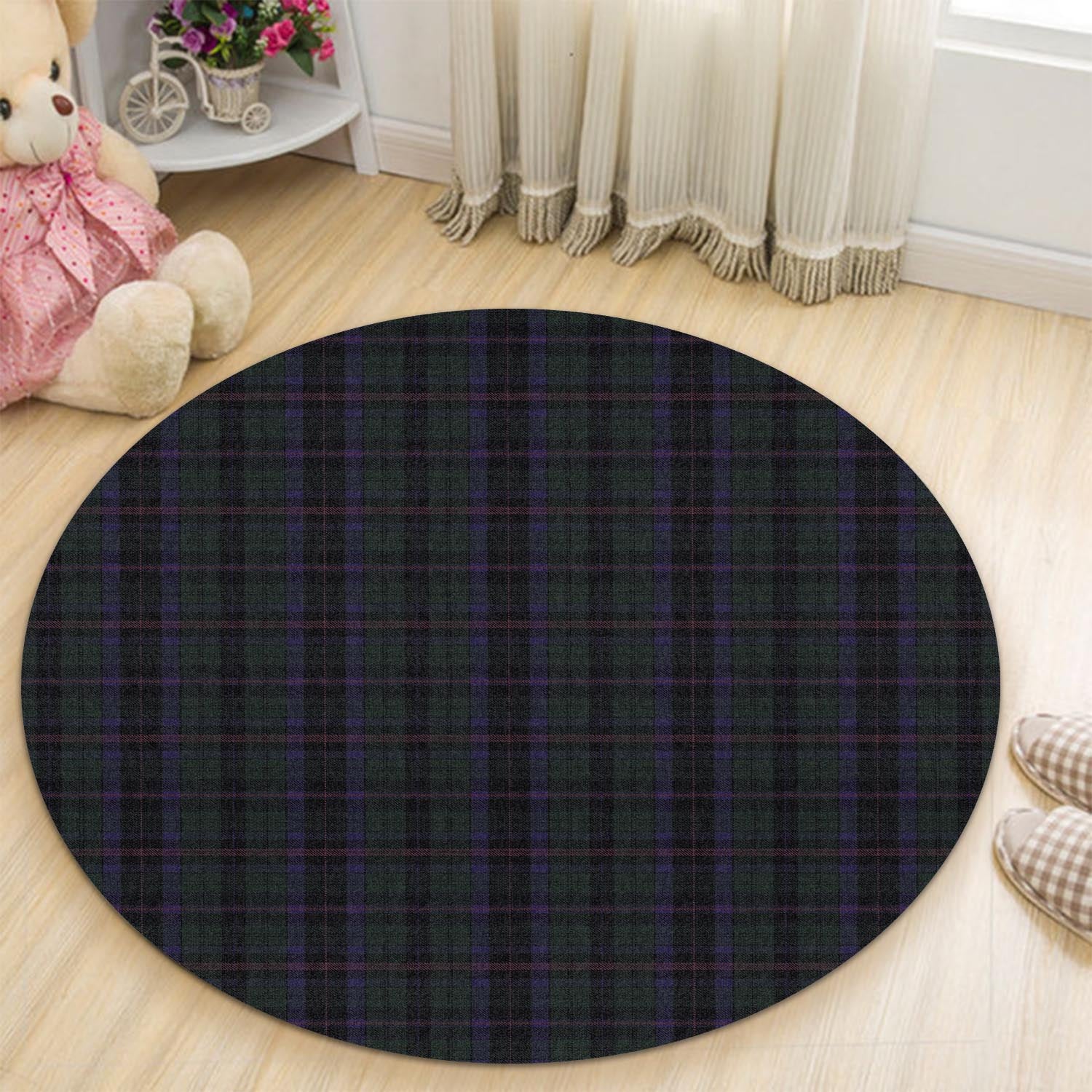 phillips-of-wales-tartan-round-rug