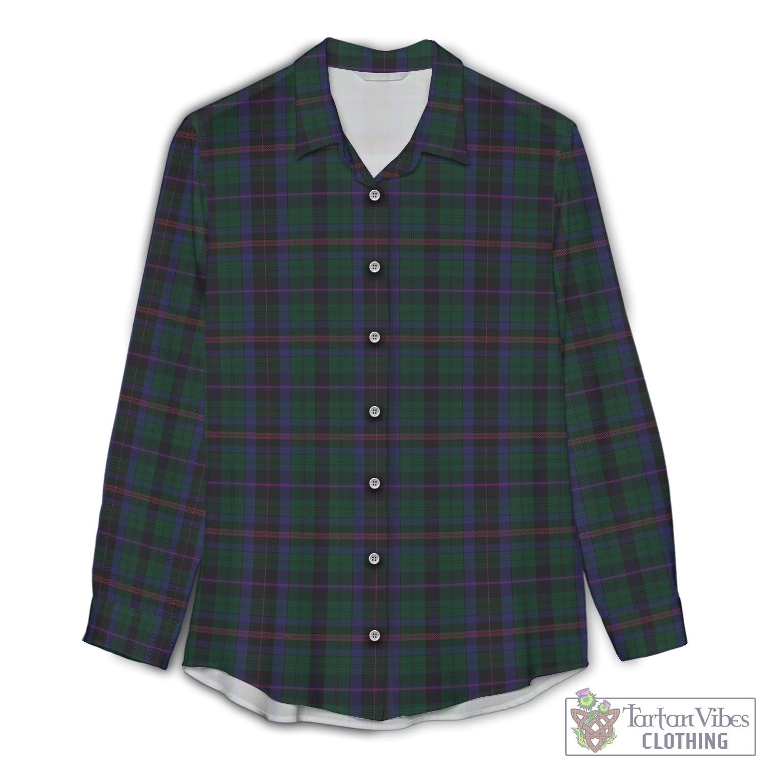 Phillips of Wales Tartan Womens Casual Shirt